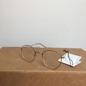 Clear Round Aviator Glasses